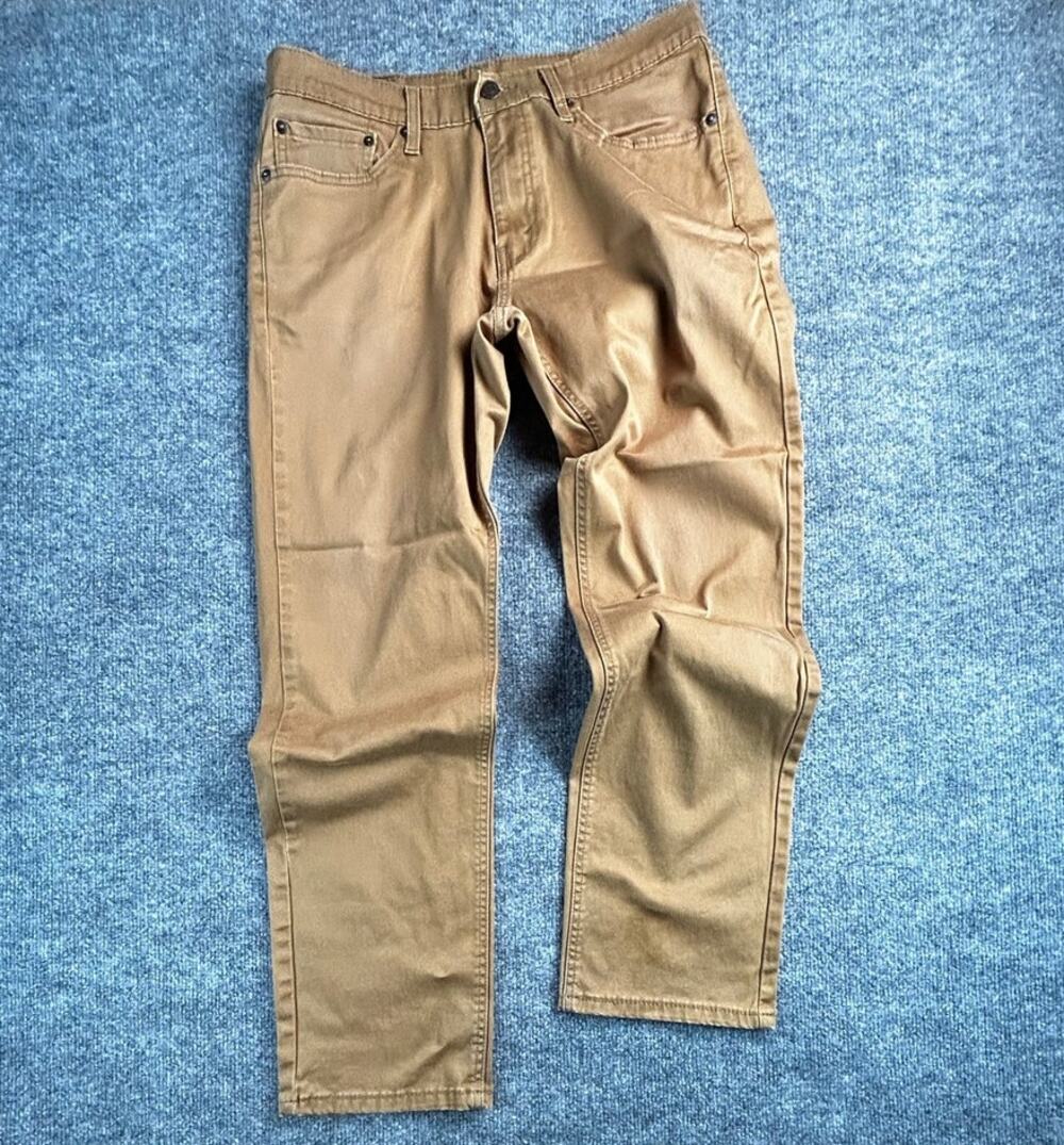 Levi’s 541 Men’s 32x32 Athletic Taper Jeans Brown Tan WaterLess 5 Pocket